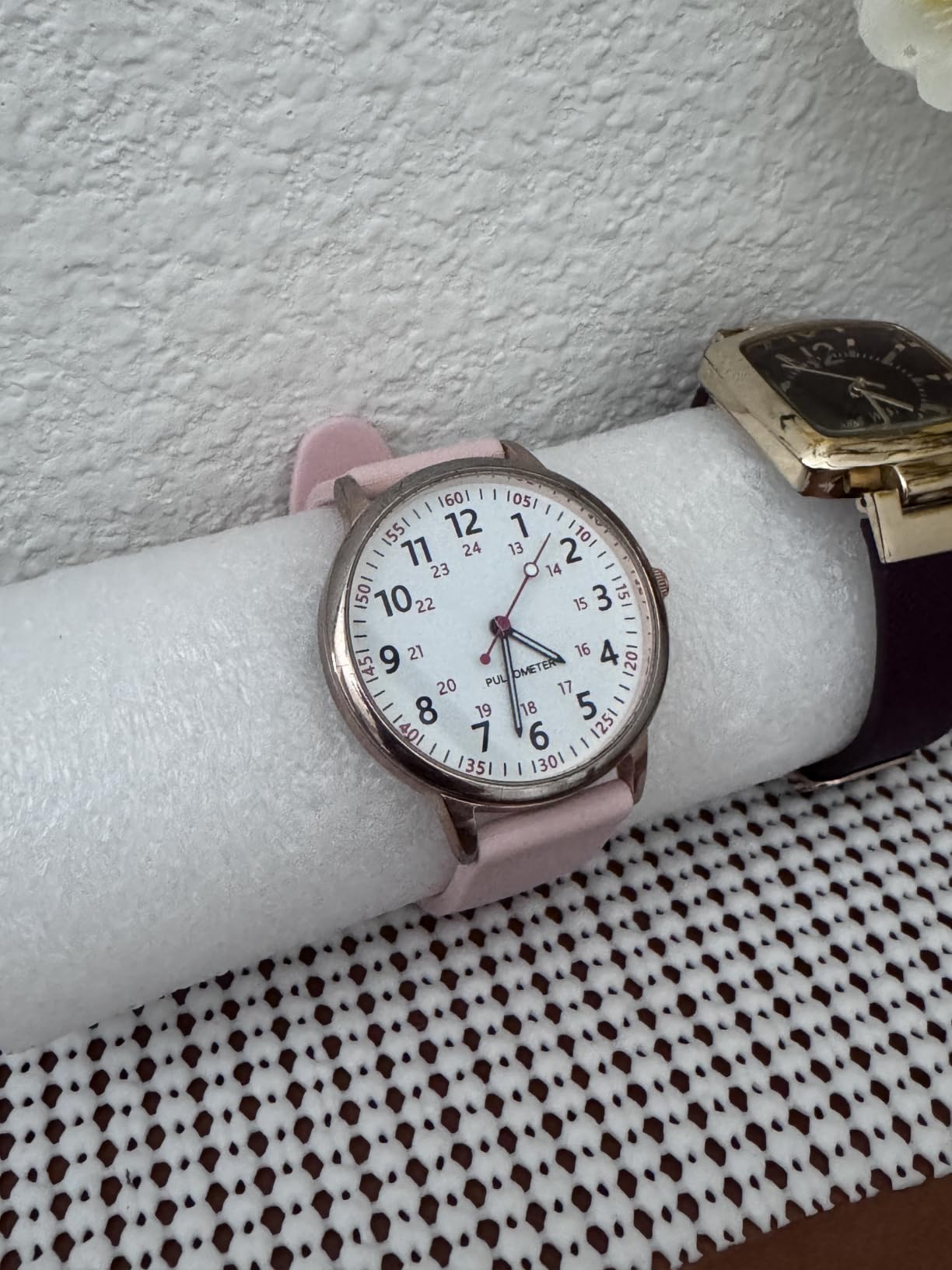 TWOPTION Nurse Watch for Women Waterproof Analog Silicone Watch with Second Hand Nursing Watch customer photo 1