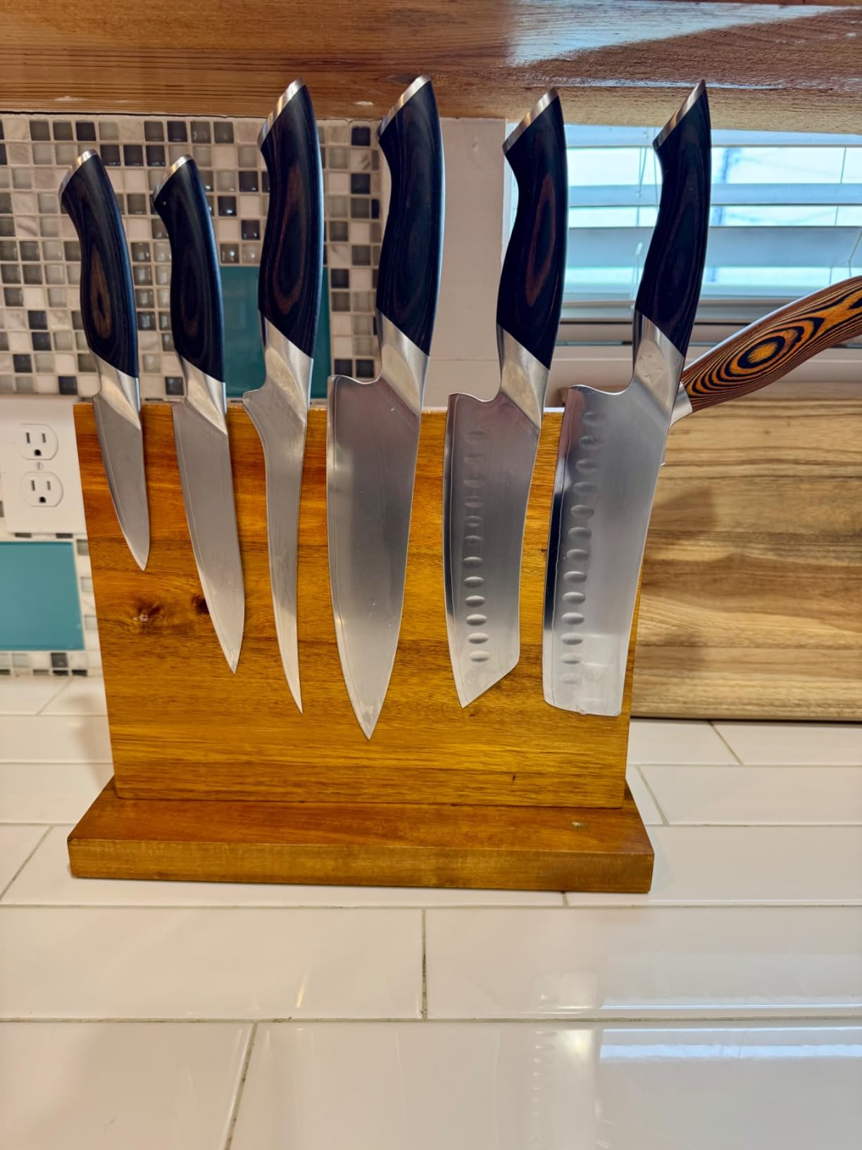 HOSHANHO 7 Inch Nakiri Knife, Ultra Sharp Japanese Kitchen Chef Knife customer photo 1