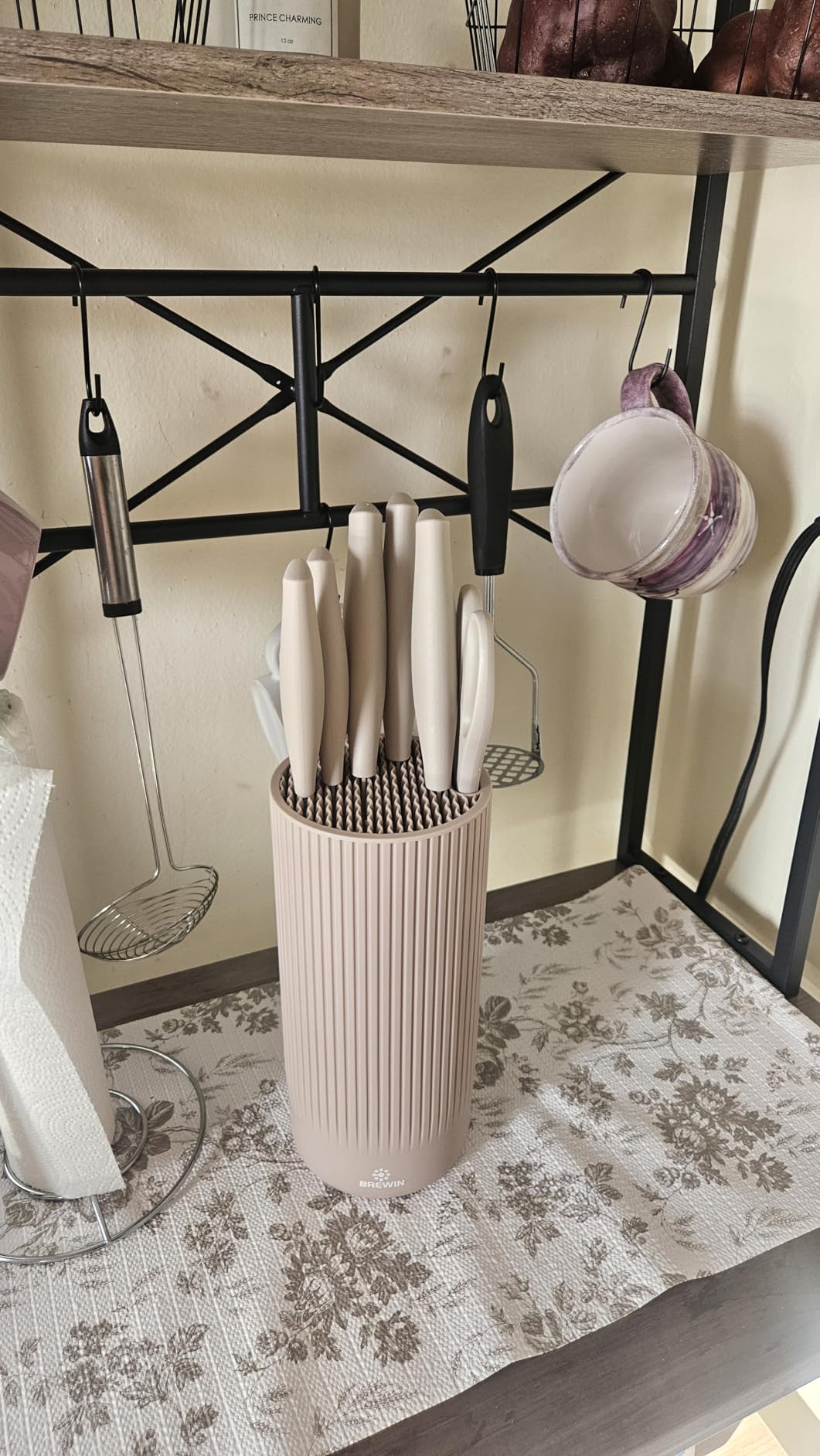 Knife Set, Brewin Kitchen Knife Set, Knives Set for Kitchen, Universal Knife Block, Utility Knife Block Set, New Home Essentials, Apartment Essentials, Camping Essentials, RV Essentials customer photo 2