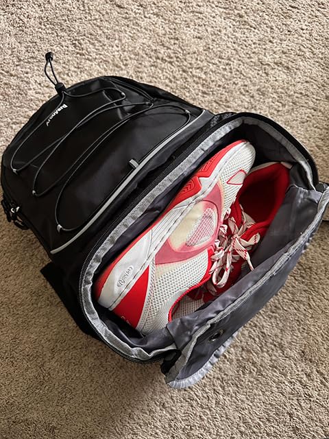 Arcoyard Tennis Bag Holds 2 Rackets, Professional Tennis Bags for Women, Tennis Backpack with Ventilated Shoe Compartment customer photo 2
