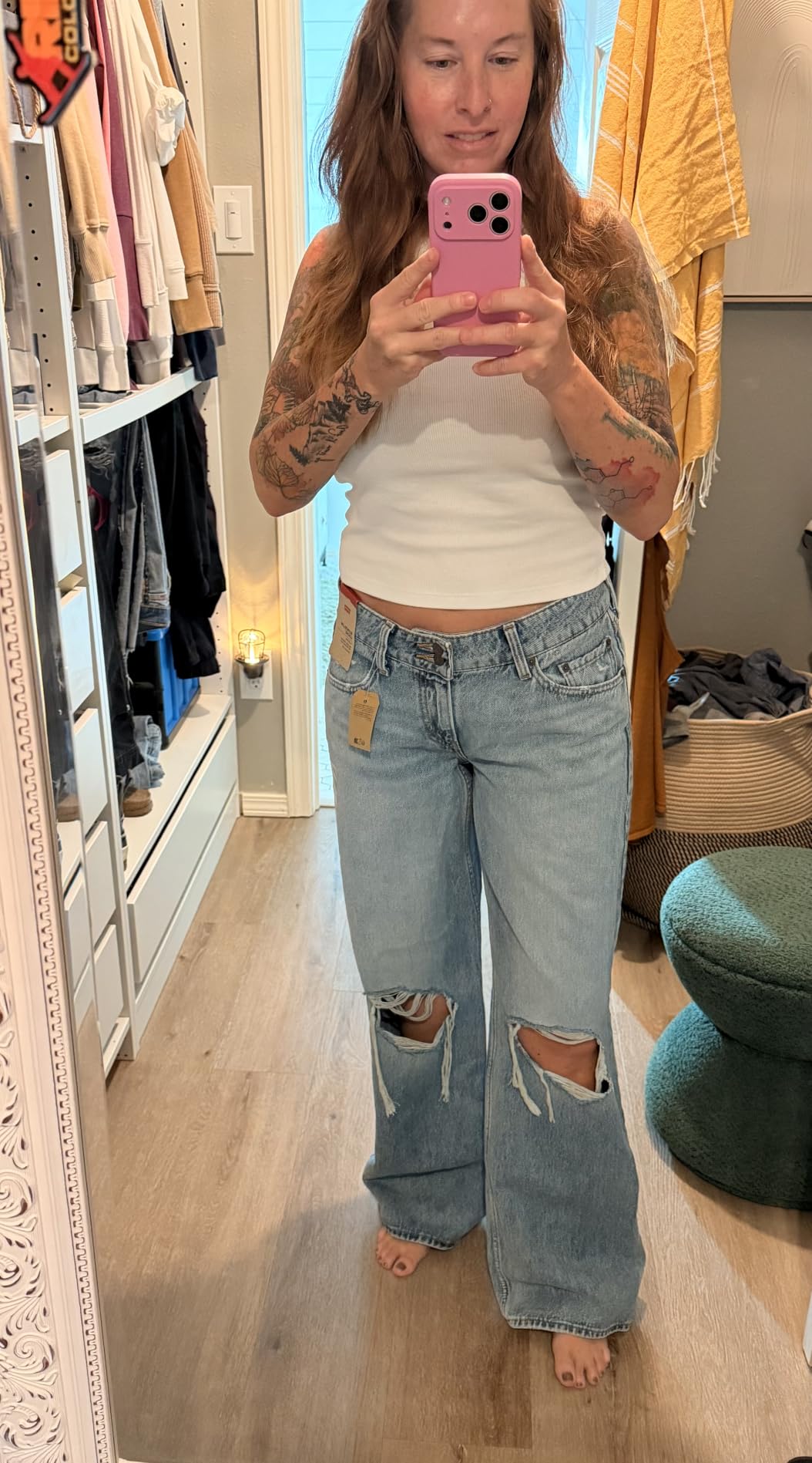 Levi's Women's Superlow Jeans customer photo 2