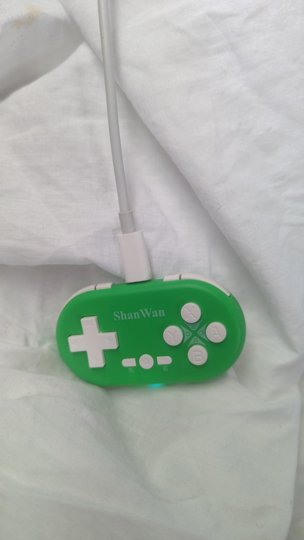 ShanWan Bluetooth Gamepad Keychain Sized Mini Controller for Switch, Windows, Android, iOS & PS4(pink ) customer photo 1