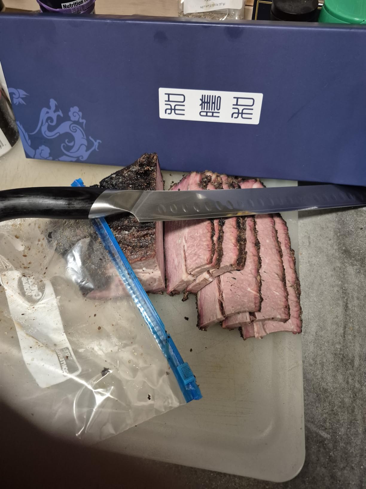 HOSHANHO Carving Knife 12 Inch, Razor Sharp Japanese Brisket Slicing Knife customer photo 1