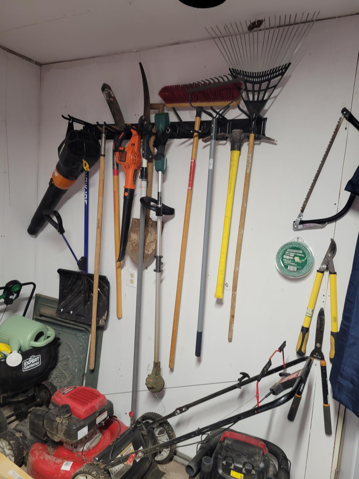 klasit Garage Wall Organizer,15Pack Carries 675 lbs,Garden Tool Organizer customer photo 1
