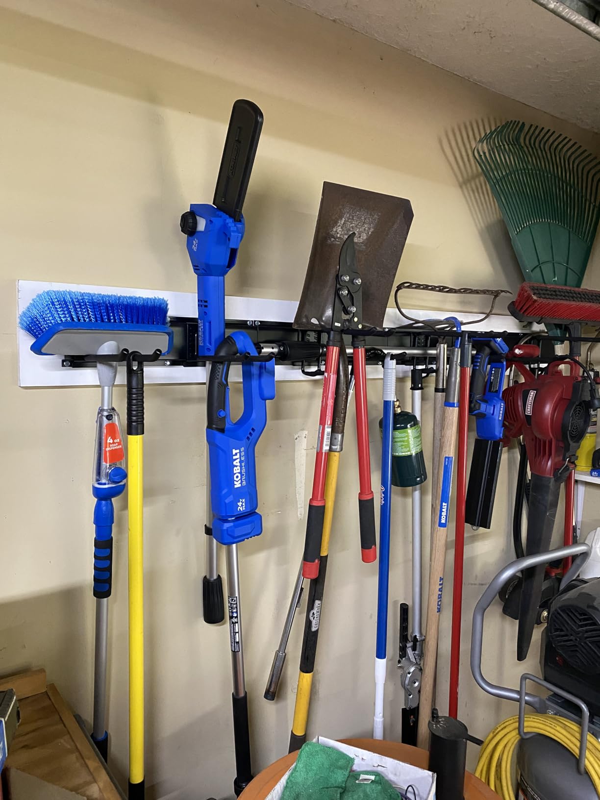 klasit Garage Wall Organizer,15Pack Carries 675 lbs,Garden Tool Organizer customer photo 2