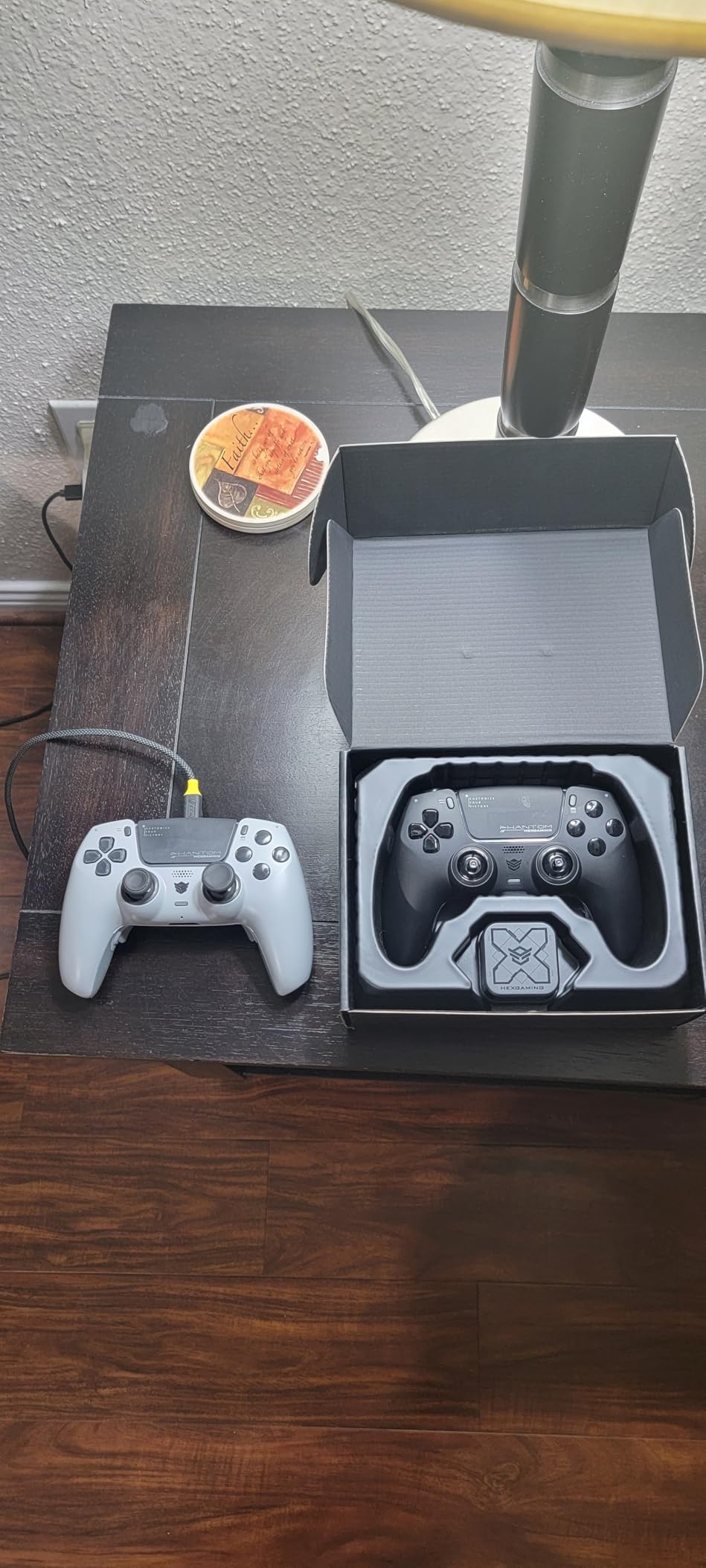 HEXGAMING PHANTOM Wireless Controller Compatible with ps5, Chaos Black customer photo 2