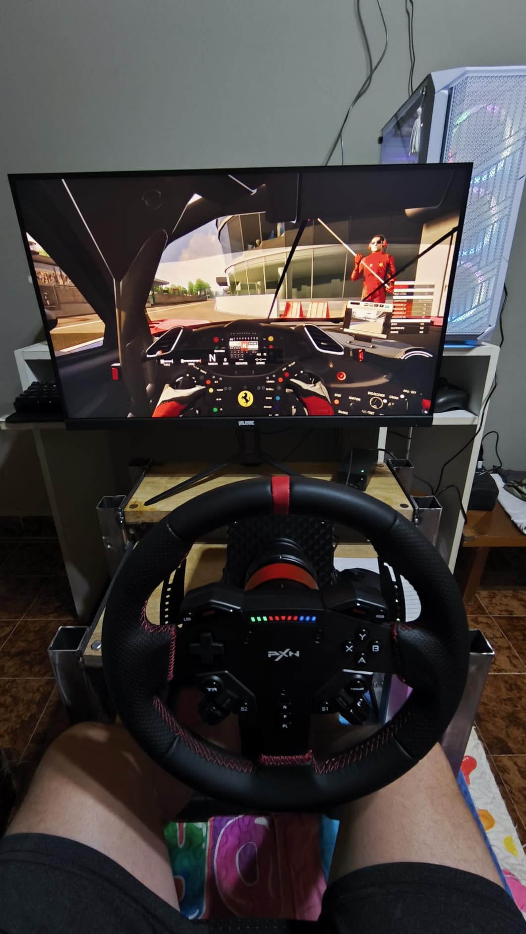 PXN VD6 Bundle: Racing Wheel and Pedals, 6 Nm Direct Drive Force Feedback customer photo 2