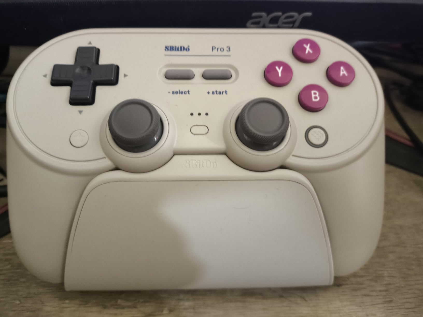 8BitDo Pro 3 Bluetooth Controller for Switch/Switch 2 – TMR Joysticks, Swappable ABXY Buttons, Pro Back Buttons, Charging Dock, Hall Effect Triggers, for Windows, Apple, SteamOS, Android - Gray customer photo 2