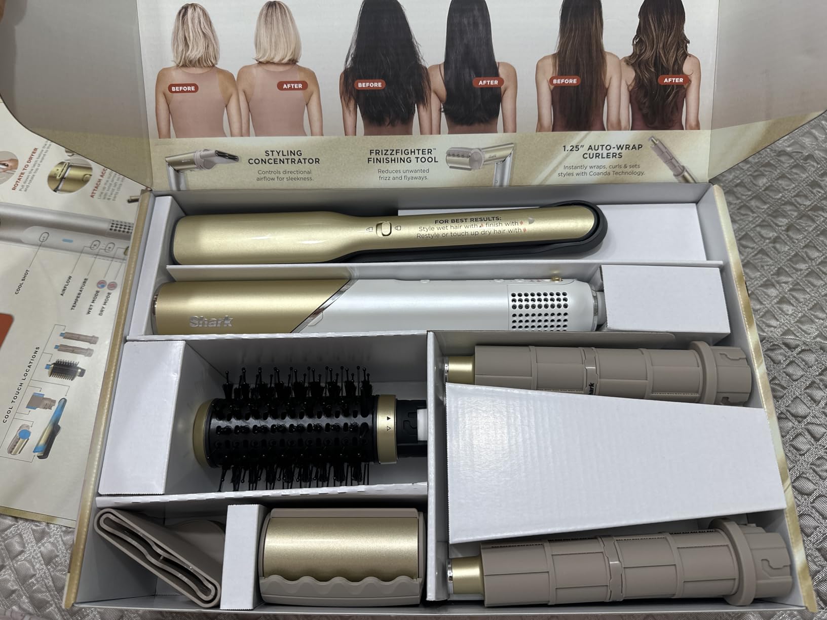 Shark FlexStyle Glam, Ceramic+Powerful Air Styling & Drying System, HD6051S customer photo 2