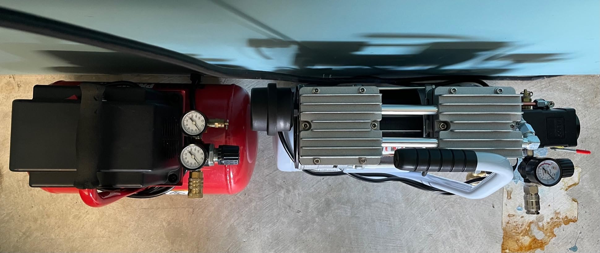 Quiet Oil-Free Air Compressor, 68 dB, 2.8 CFM @ 90 PSI, 8 Gallon Air Tank customer photo 1