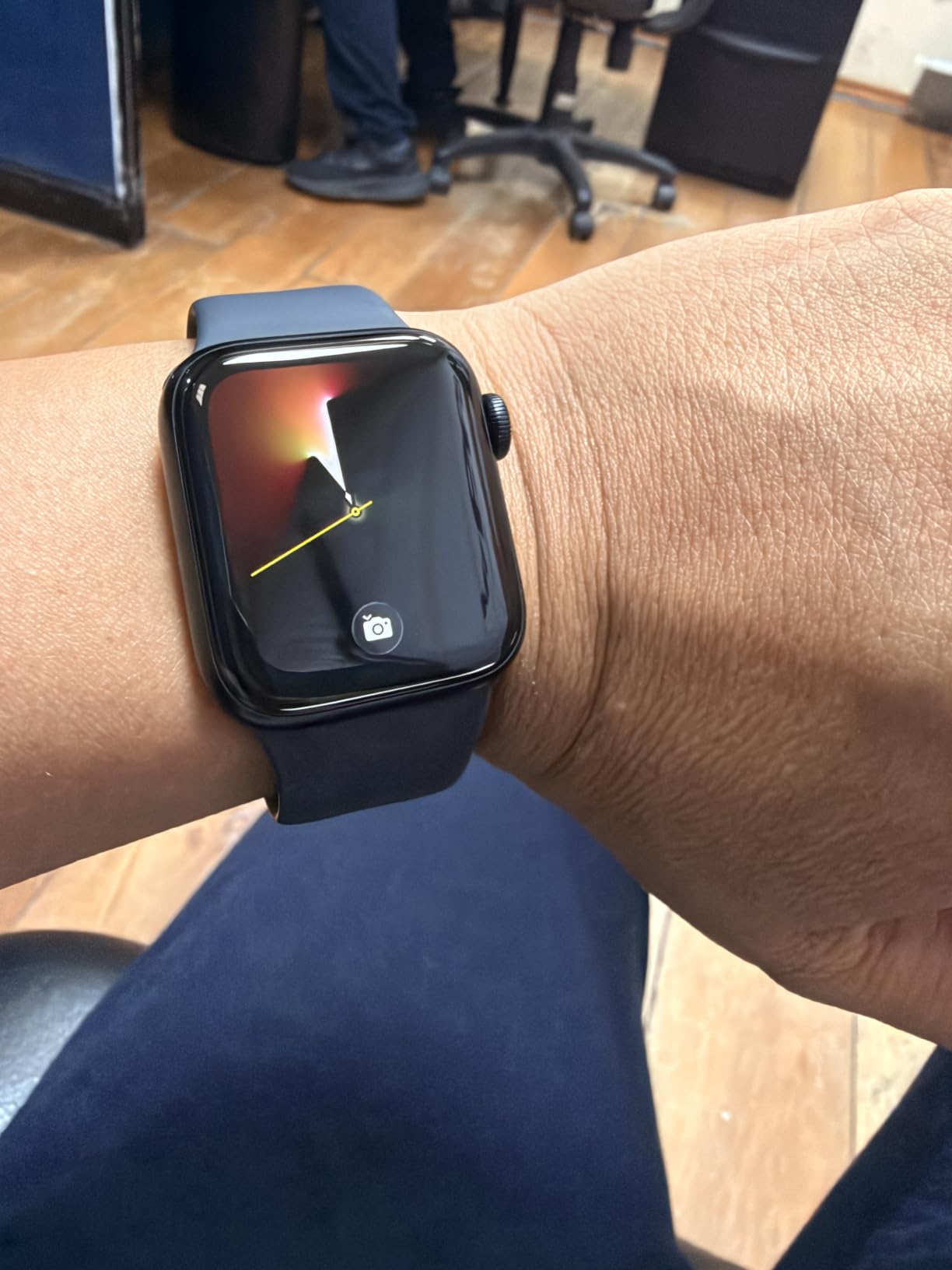Apple Watch SE 3 [GPS 44mm] Smartwatch with Starlight Aluminum Case with Starlight Sport Band - M/L. Fitness and Sleep Trackers, Heart Rate Monitor, Always-On Display, Water Resistant customer photo 1