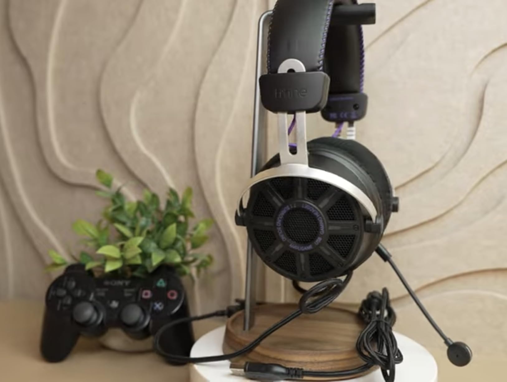 FIFINE Wired USB Gaming Headset with Open Back Design, Breathable Mesh Fabric, 7.1 Surround Sound, Vibrant RGB, in-line Control Box, Over-Ear Headphone with Mic for PC, PS5/PS4, Laptop, Mac - H19BP customer photo 2