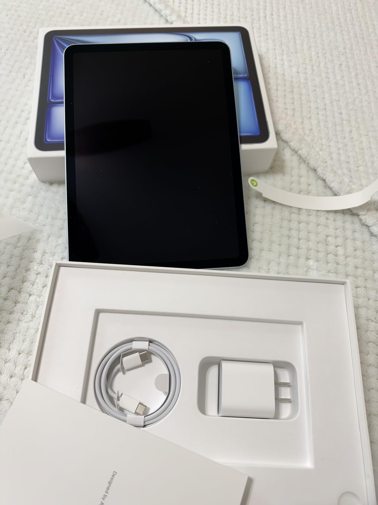 Apple iPad Air 11-inch (M4): Liquid Retina Display, 256GB, 12MP Front/Back Camera, Wi-Fi 7 with Apple N1, Touch ID, All-Day Battery Life — Purple customer photo 2