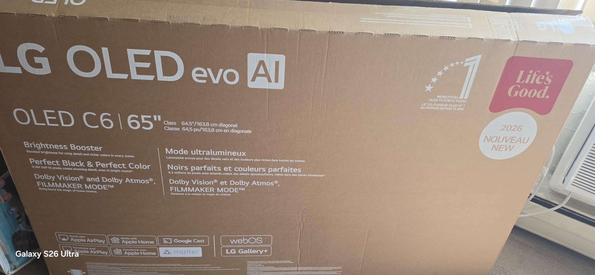 LG 48-Inch Class OLED evo AI 4K C6 Series Smart TV, 2026 Model customer photo 2