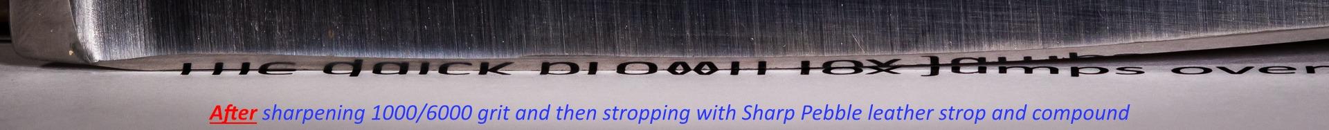 Sharp Pebble Leather Paddle Strop for Knife Sharpening customer photo 2