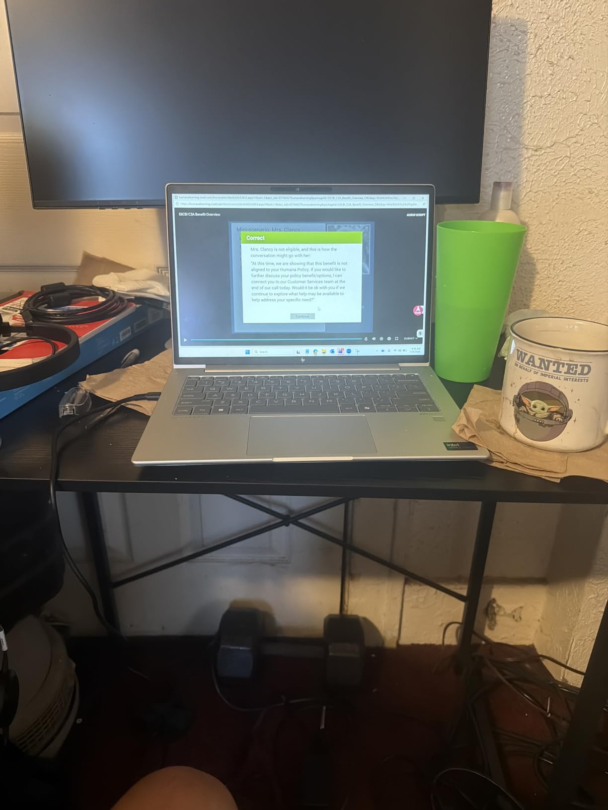 DUMOS 32 Inch Small Computer Desk, Gaming Desks for Home Office Bedroom customer photo 2