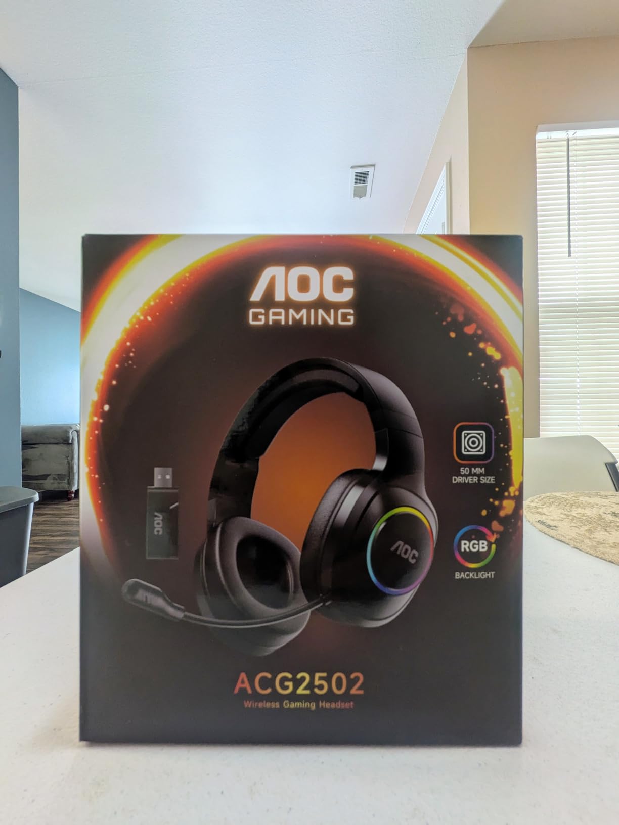 AOC Wireless Gaming Headset for PS5, PS4, Nintendo Switch, PC- Black customer photo 2