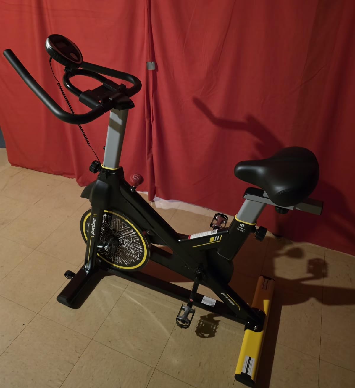 Stationary Exercise Bike for home, Magnetic Resistance, Silence & Smart App customer photo 2