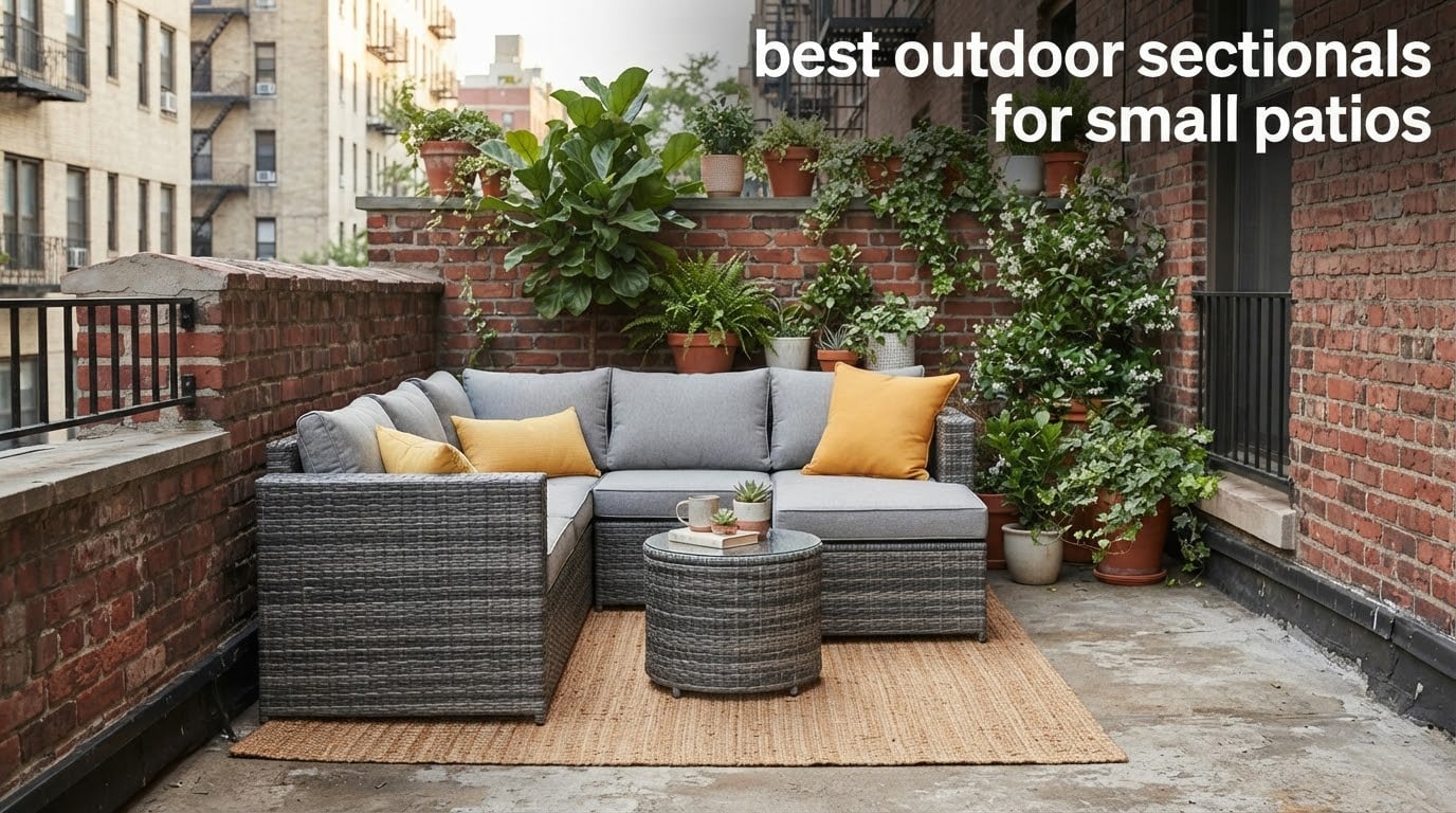 10 Best Outdoor Sectionals for Small Patios (October 2026)