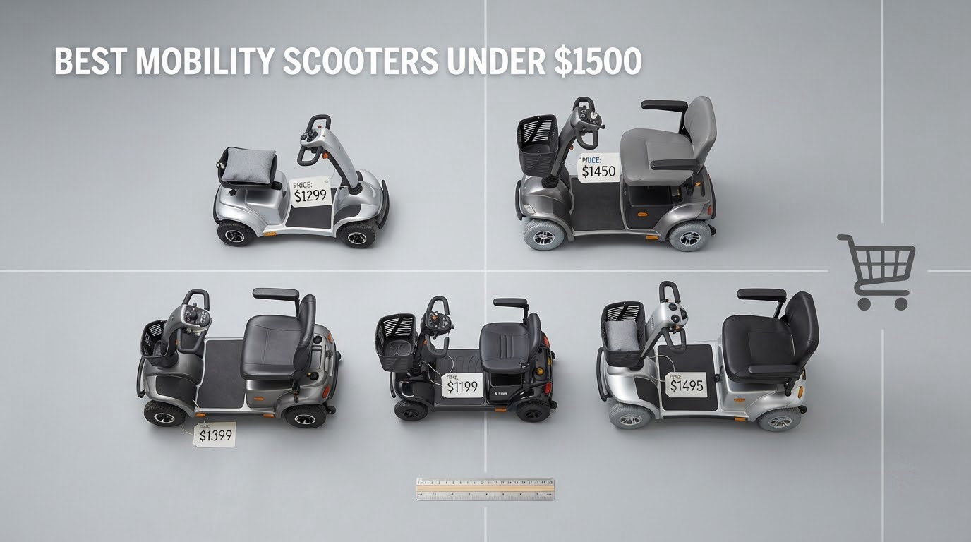 12 Best Mobility Scooters Under $1500 (October 2026)