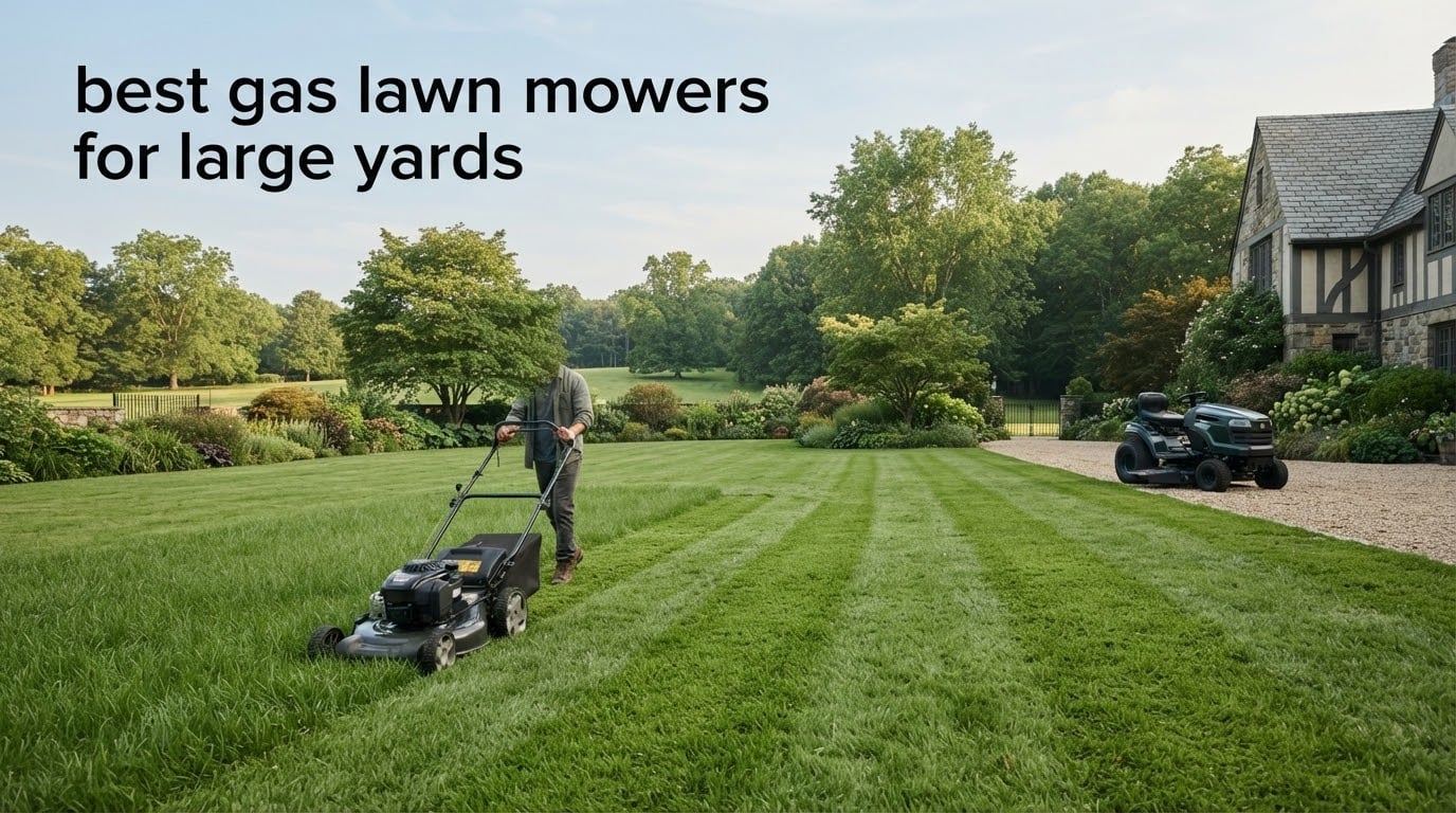 8 Best Gas Lawn Mowers for Large Yards (October 2026)