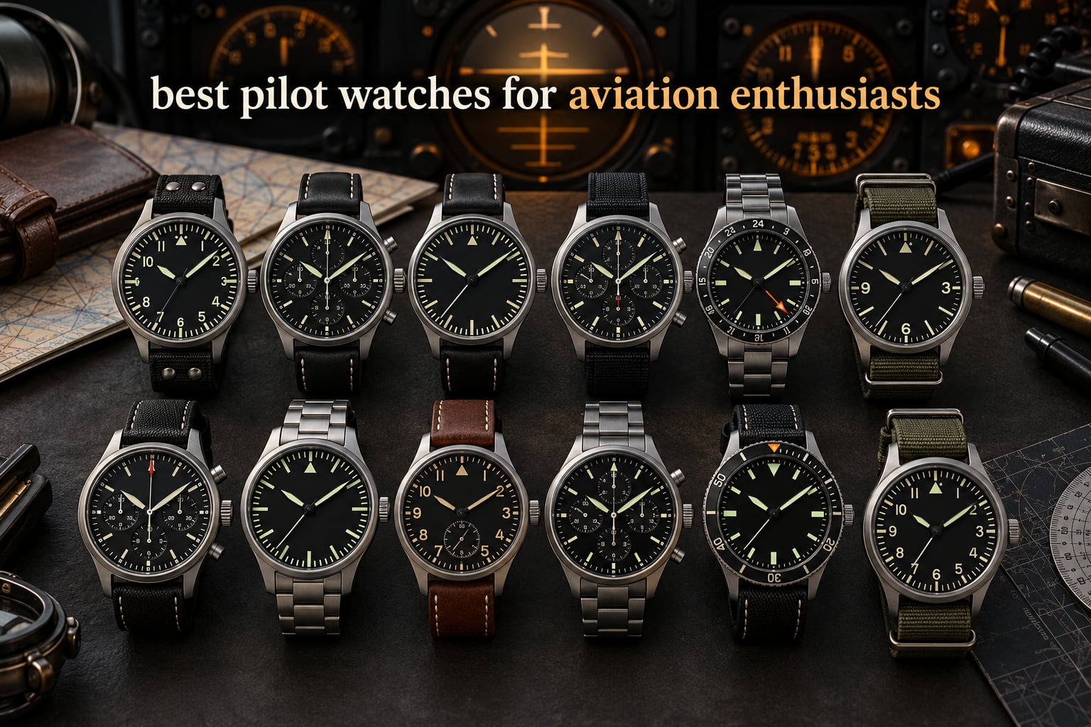 best pilot watches for aviation enthusiasts