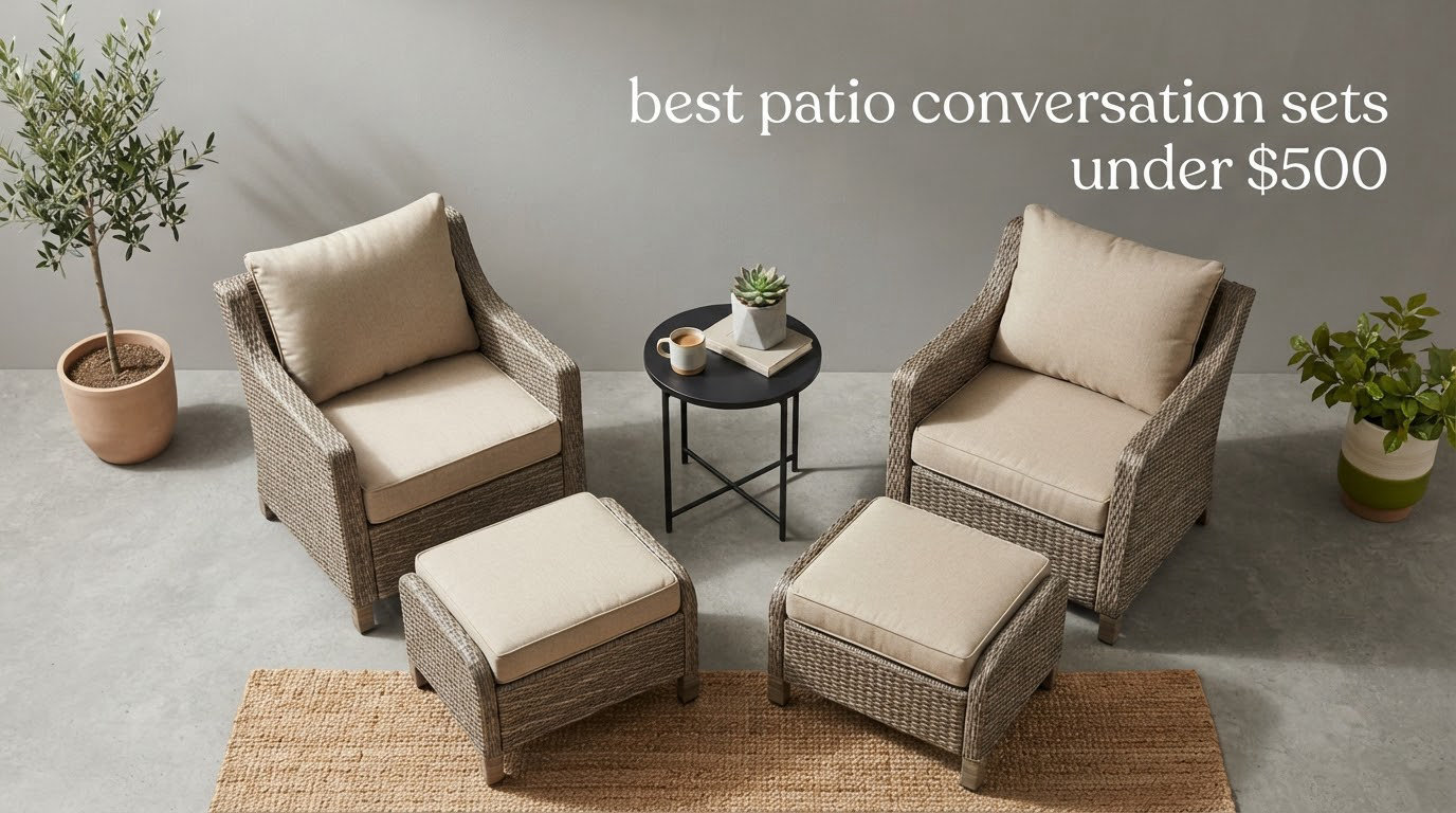 10 Best Patio Conversation Sets Under $500 (October 2026)