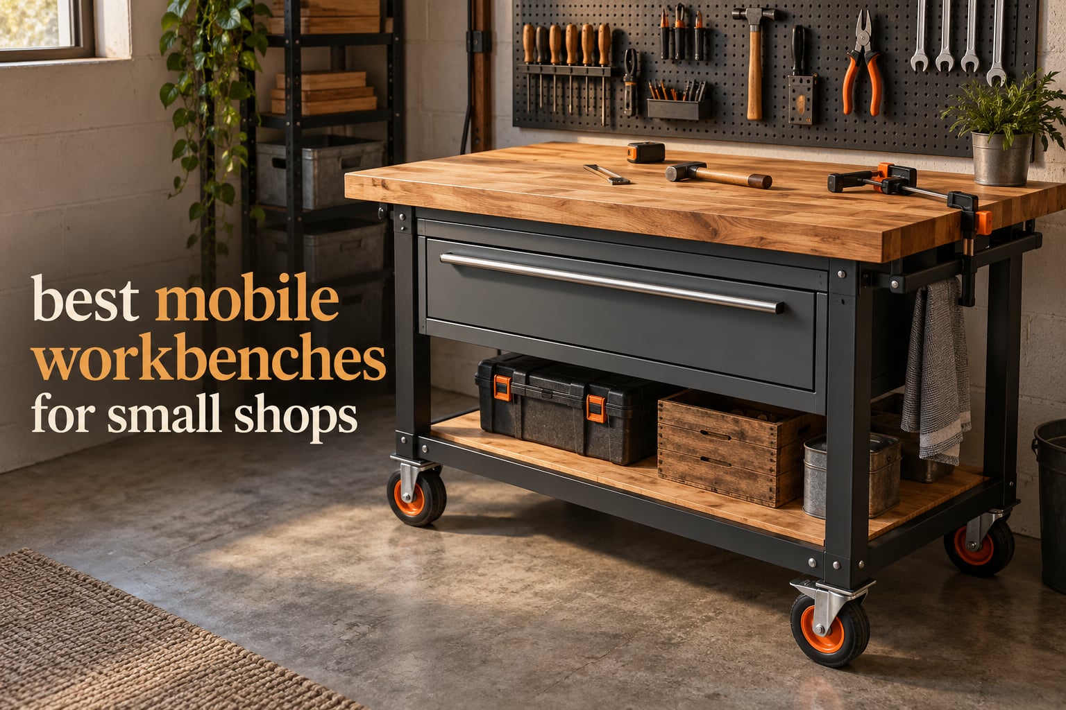 best mobile workbenches for small shops