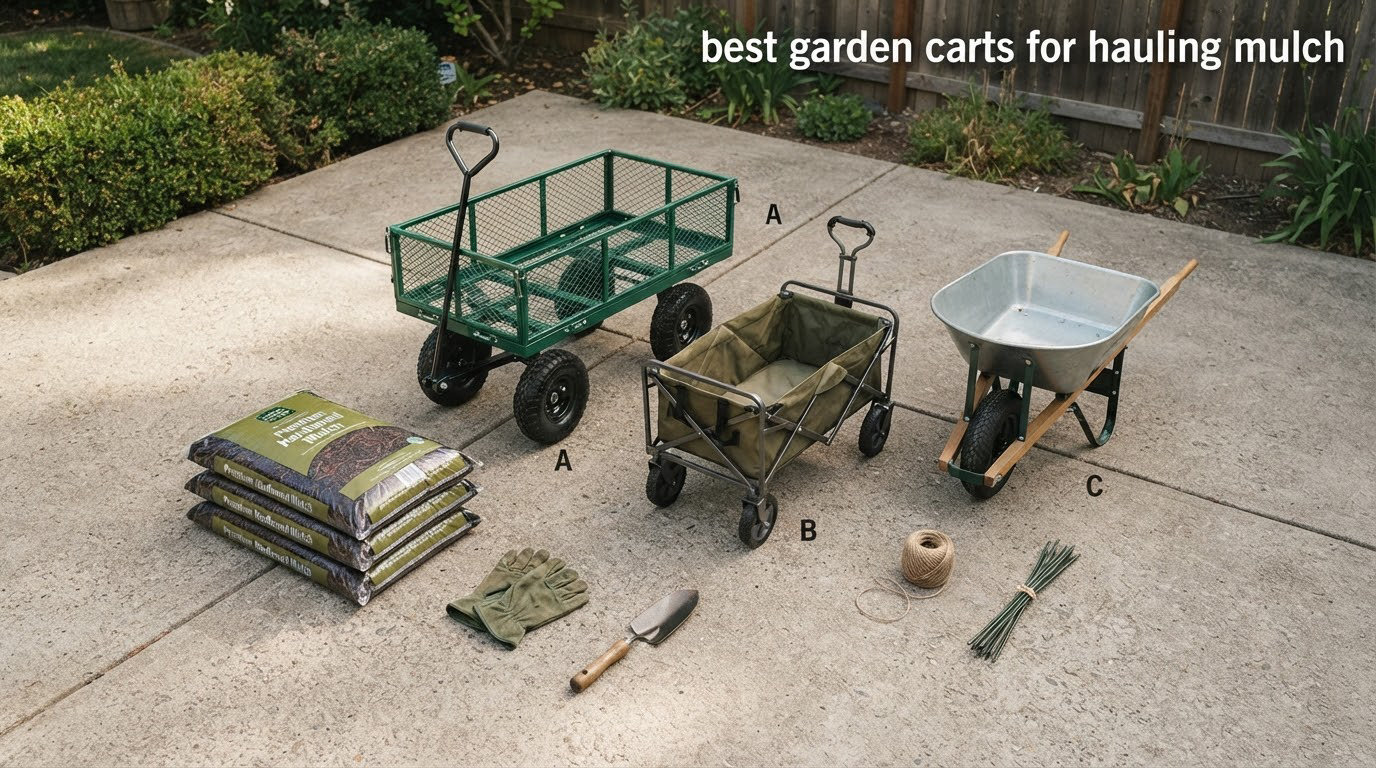 10 Best Garden Carts for Hauling Mulch (October 2026) Tested