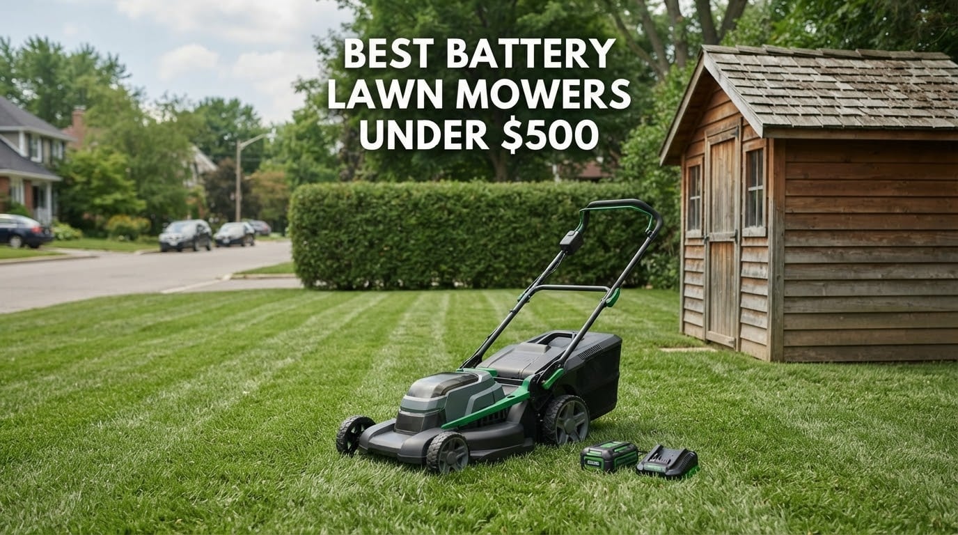 10 Best Battery Lawn Mowers Under $500 (October 2026)