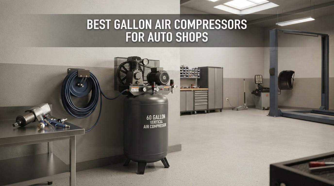 10 Best: 60 gallon air compressor for auto shops (October 2026)