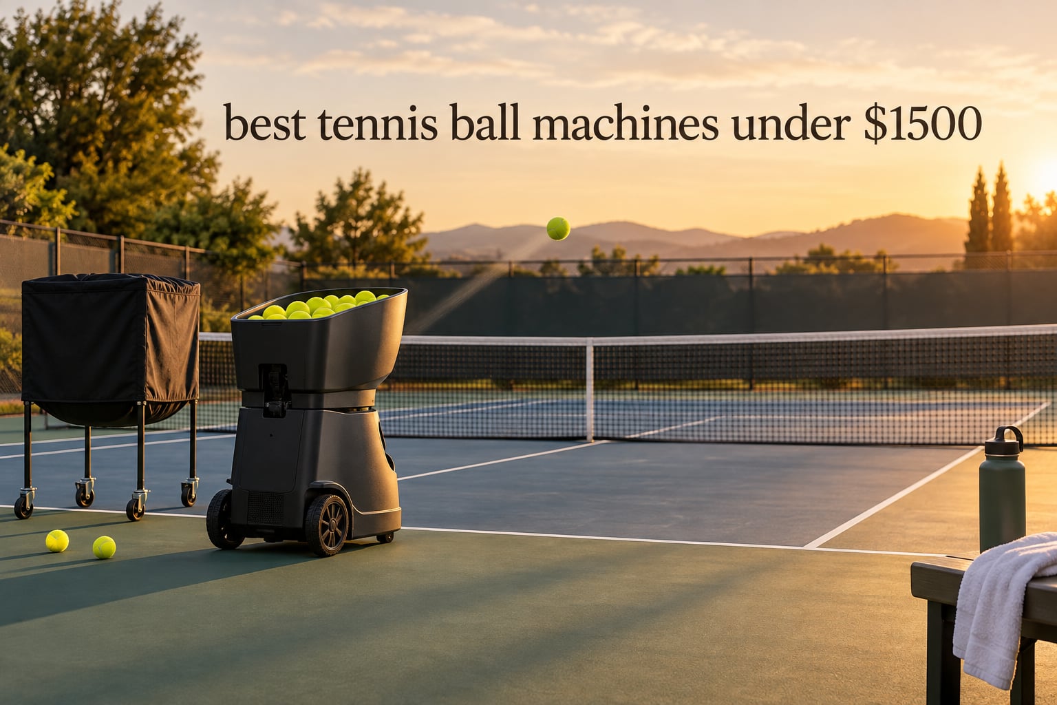 best tennis ball machines under $1500